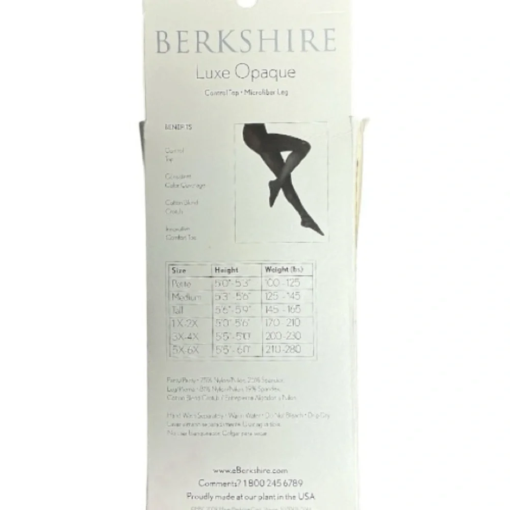 Berkshire Luxe Opaque - Luxe Opaque Control Top Microfiber